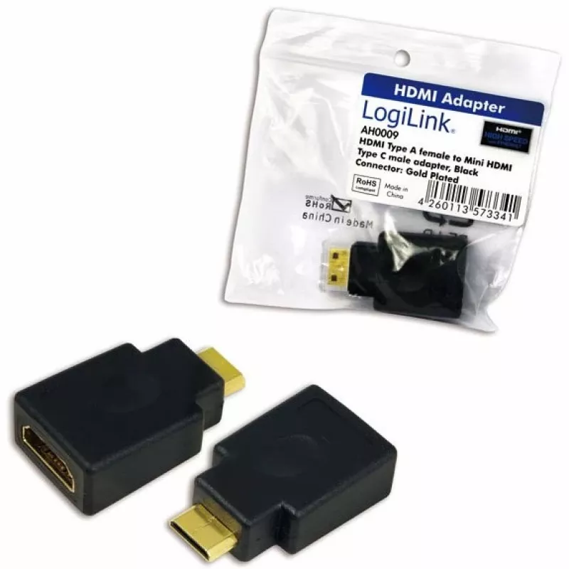 Cable Gender Changer HDMI C LogiLink AH0009 Black