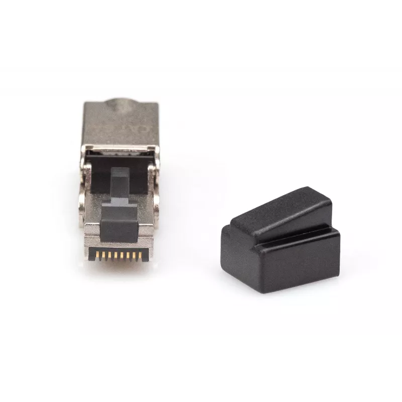 Digitus CAT 6A Field Termination Plug bendable STP with dust cap RJ-45 Female Silver