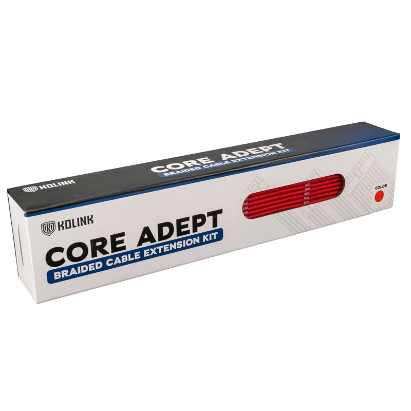 Cable Extension Kit Kolink Core Adept Red 0.35m 6 pcs
