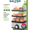 Salter EK5885VDE Compact 3-Tier Steamer