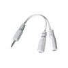 CABLE AUDIO SPLITTER 3.5MM/10CM WHT CCA-415-0.1M GEMBIRD
