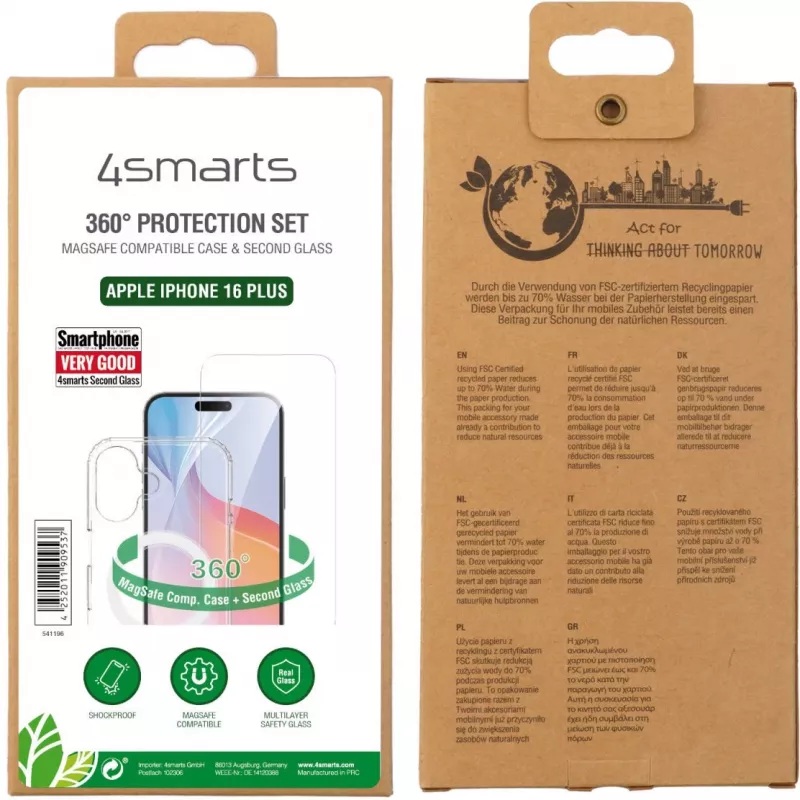 Cover 4smarts Apple iPhone 16 Plus MagSafe-compatible