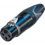 Neutrik XLR-Connector Socket, straight Number of Poles: 3 Black NC3FXX-BAG 1 pc(s) (NC3FXX-BAG)