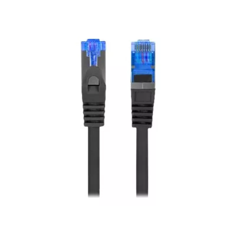 Network cable LANBERG PCF6A-10CC-0100-BK — Cat6a S/FTP, 1 m, RJ-45, black
