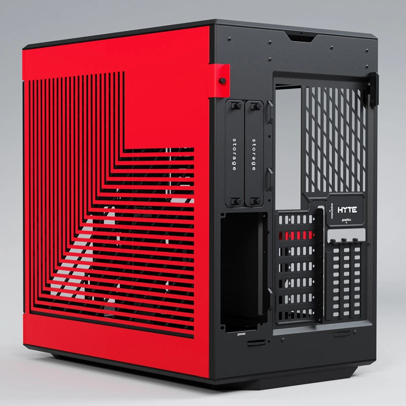 HYTE Y60 Midi Tower Black, Red