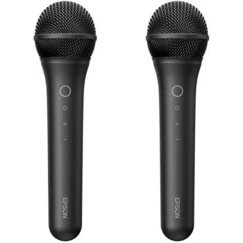 Epson ELPKM01 Wireless Karaoke Microphone Pair, Black