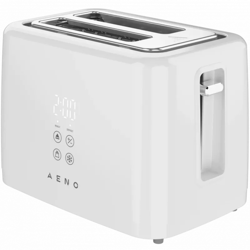 Toaster AENO ATS0002W 2-slot, 780–930 W, 220–240 V 50–60 Hz, 3 modes, 7 browning levels, White