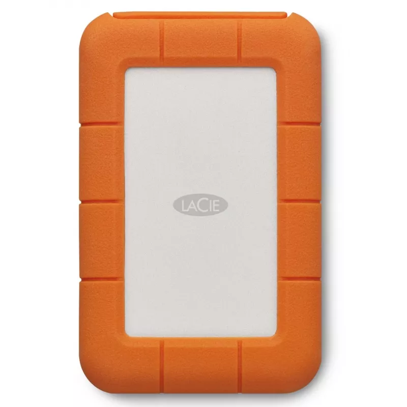 LaCie Rugged USB-C External Hard Drive 5 TB USB Type-C 3.2 Gen 1 (3.1 Gen 1) Grey Yellow
