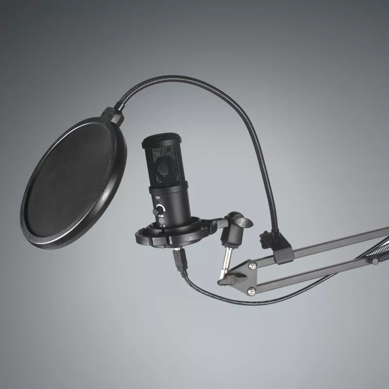 Studio microphone Easypix 62021 Black