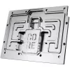 Graphics card water block Alphacool Core RX 9070 XT Hellhound+ Transparent Chrome with backplate