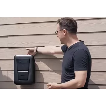 Wall-mount EV charging station Hager witty one 11 kW 3-phase with RFID, Bluetooth and 4.5 m Type 2 cable