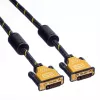 DVI Monitor Cable ROLINE GOLD 5m Model 11.04.5514