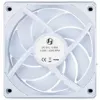 120mm Lian Li UNI FAN 12CL1W3W white wireless case fan — 120mm, PWM hub-compatible, modular