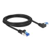 Network Cable DeLOCK RJ45 Cat.6A S/FTP 2m Black