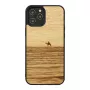 Phone case man and wood for iPhone 12 Pro Max Terra Black — protective back cover