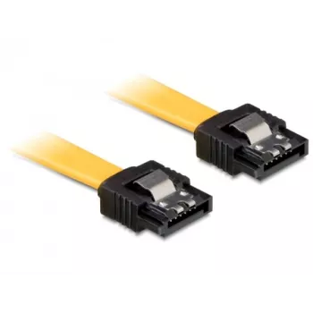 SATA Cable Male/Male DeLOCK 82809 0.5m Yellow