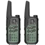 Handheld walkie-talkie Baofeng BF-T25E — 16 channels, 2×1400 mAh Li‑Ion, VOX, LCD, green, set of 2