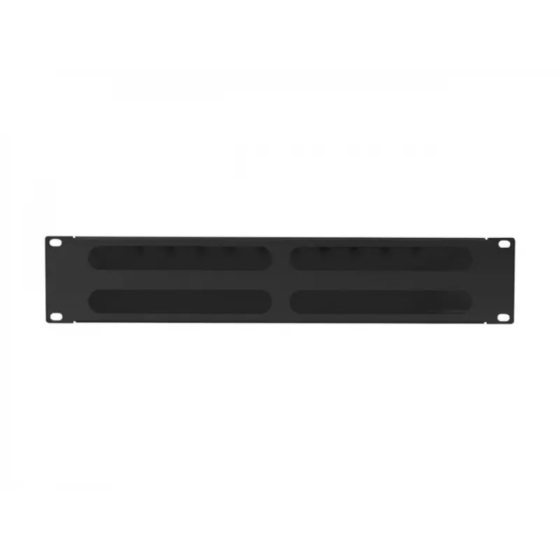 Rack-mount 19 inch 2U Cable Organizer LANBERG AK-1705-B, black