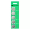Coin Cell Battery Green Cell CR2032 3V — Pack of 5