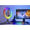 Ring Lamp RGB 26cm with tripod