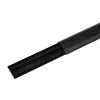 Cover strip aluminum MACLEAN MC-814 B black — cable organizer trim