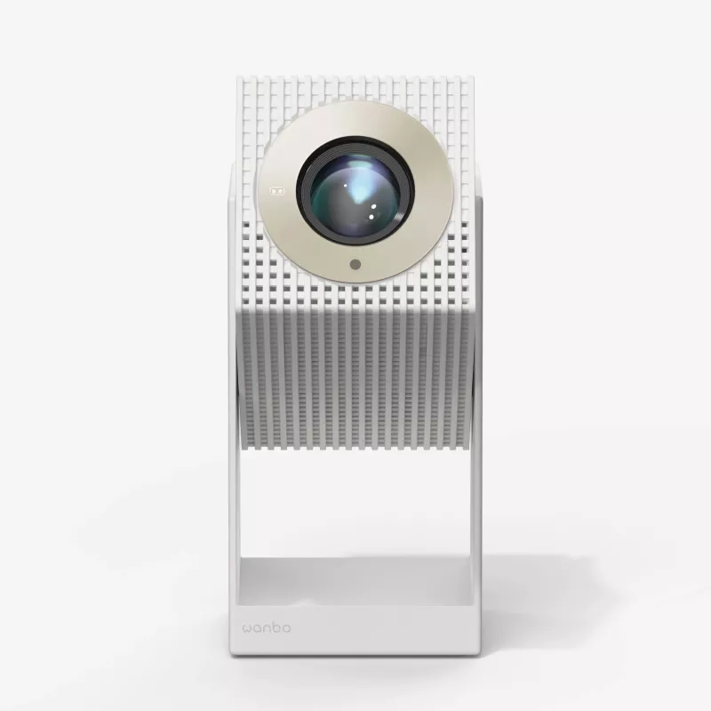 Projector WANBO Cube 2 Pro 500 ANSI Android TV 11 — compact smart home projector, white