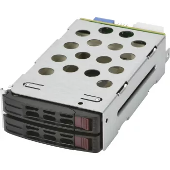 Carrier panel Supermicro MCP-220-82616-0N 2x 5.25 inch Drive bay panel Black Metallic