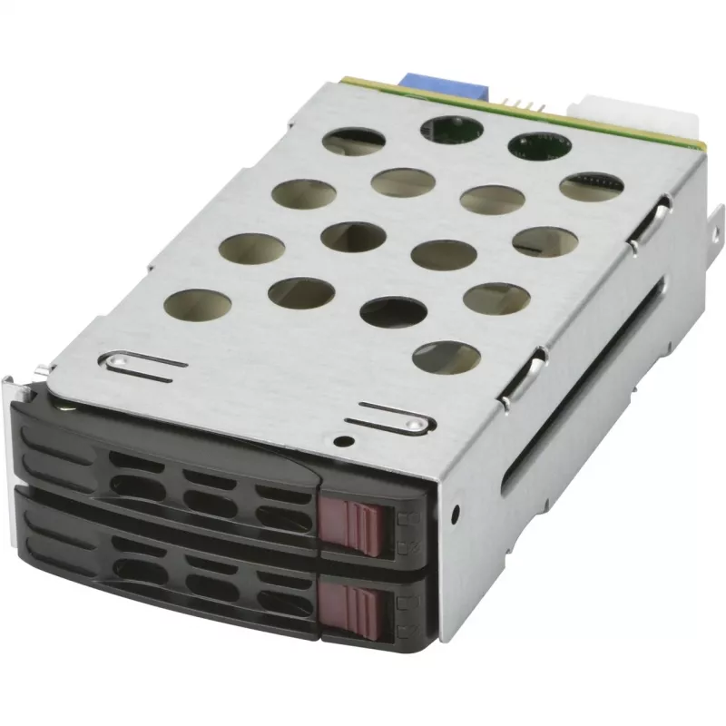 Carrier panel Supermicro MCP-220-82616-0N 2x 5.25 inch Drive bay panel Black Metallic