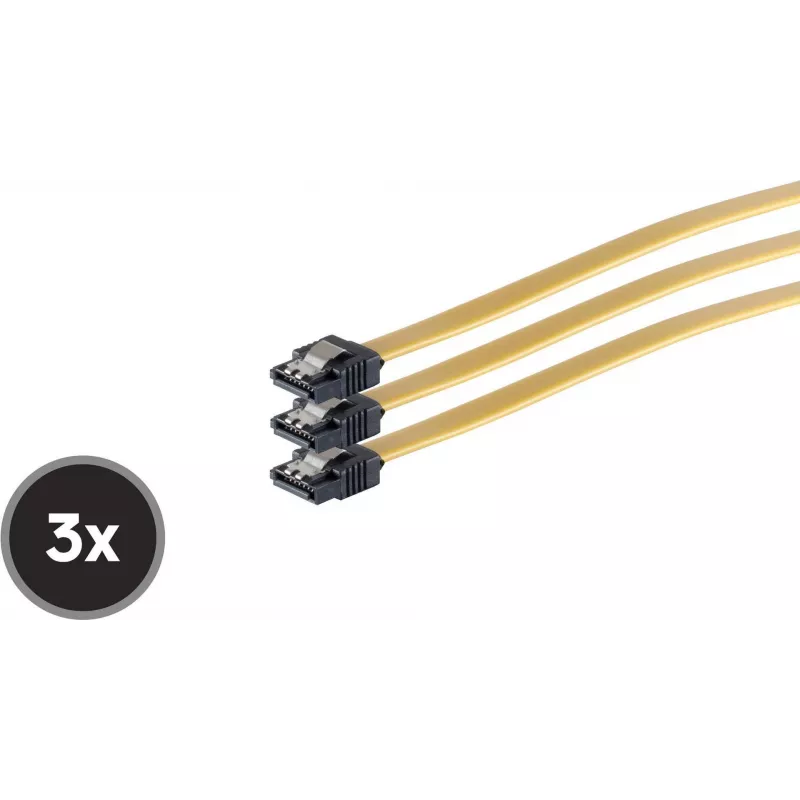 Internal PC cable ShiverPeaks SCO 78246-0.5-Y3 50 cm straight metal spring