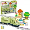 Toy train set LEGO DUPLO Interactive Adventure Railway 10427, 57 pieces, 2 minifigures, for ages 2+