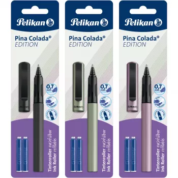 Pelikan Pina Colada Edition, Stick Pen, mixed colours, Blue, 0,7 mm, Fein, Ambidextrous