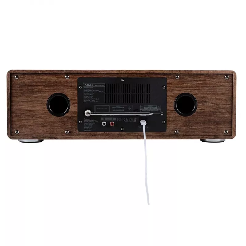 Micro hi-fi system AKAI AM-100 RHAPSODY — compact audio mini system with integrated amplifier and CD/USB playback