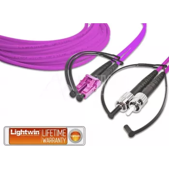 Lightwin LDP-50 LC-ST 2.0 OM4 Fibre Optic Cable 2 m Violet (LDP-50 LC-ST 2.0 OM4)