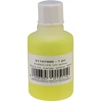 Stamping Ink EUROLITE UV-active Transparent Yellow 50 ml (51107996)