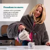 HoMedics Cordless Warming Shawl HCM-SWL100 — rechargeable wearable heater, cordless shawl for shoulders and back