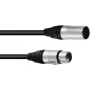 PSSO cable DMX XLR 5-pin 1.5 m black — Neutrik connectors