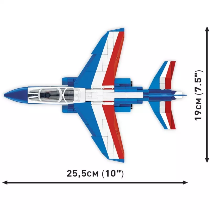 Construction Toy Cobi Alpha Jet Patrouille de France 1:48 Scale Model COBI-5841