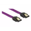 SATA cable DeLOCK 83691 0.5 m SATA 7-pin Purple