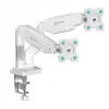 Wall mount ONKRON G160-W for 13–32 inch monitors, white, fixed tilt, VESA 75x75–100x100