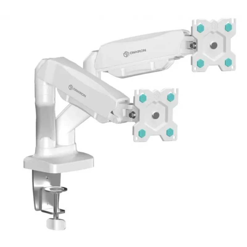 Wall mount ONKRON G160-W for 13–32 inch monitors, white, fixed tilt, VESA 75x75–100x100