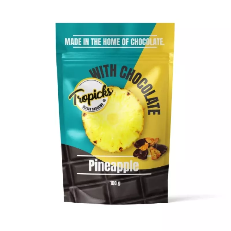 Tropicks Dried pineapple with chocolate 100 g