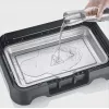 SEVERIN tabletop electric grill PG 8593, 2000 W, rectangular grate, black