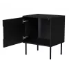 Cama INSERTO bedside cabinet, 2 pcs, 50x40x61.5 cm, black + LED