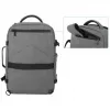 Backpack Manhattan Rome Notebook Travel 17.3 inch Two Sleeves 40L Light Grey
