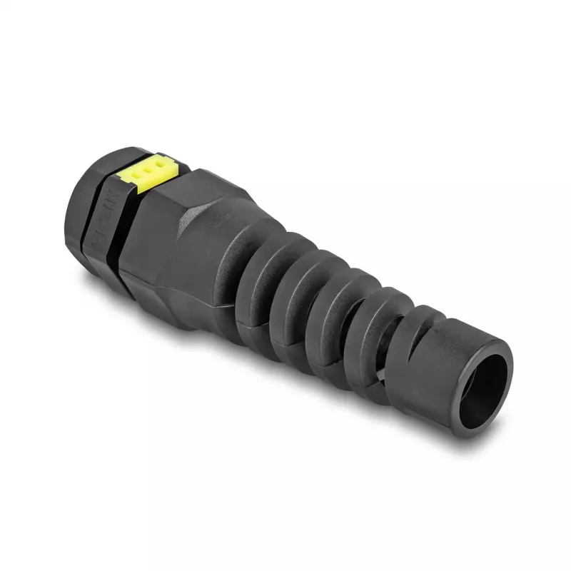 DeLOCK Cable Gland M12 with ventilation strain relief IP68 black 2 pcs