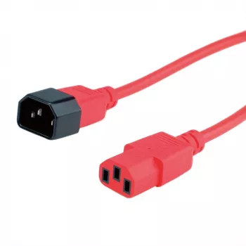 ROLINE 19.08.1531 Power Cable Red 3 m IEC 320 (19.08.1531)