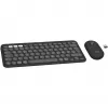 Logitech Pebble 2 Combo Wireless Keyboard Mouse QWERTZ German Graphite