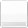 Flush-mount control module JUNG CD 590 NA WW — white, IP44, compatible with 4071.02 LED / 4071.01 LED
