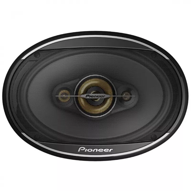 Pioneer TS-A6971F. Lautsprechertyp: 4-Wege, Spitzenstrom: 600 W, Bemessungsleistung: 100 W. Montagetiefe: 20,3 cm, Woofer-Größe (B x H): 152,4 x 228,6