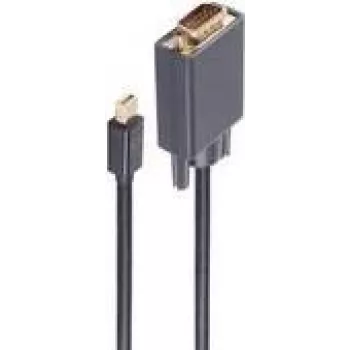 ShiverPeaks BS10-54025 - 1 m - Mini Displayport - VGA - Male - Male - Gold